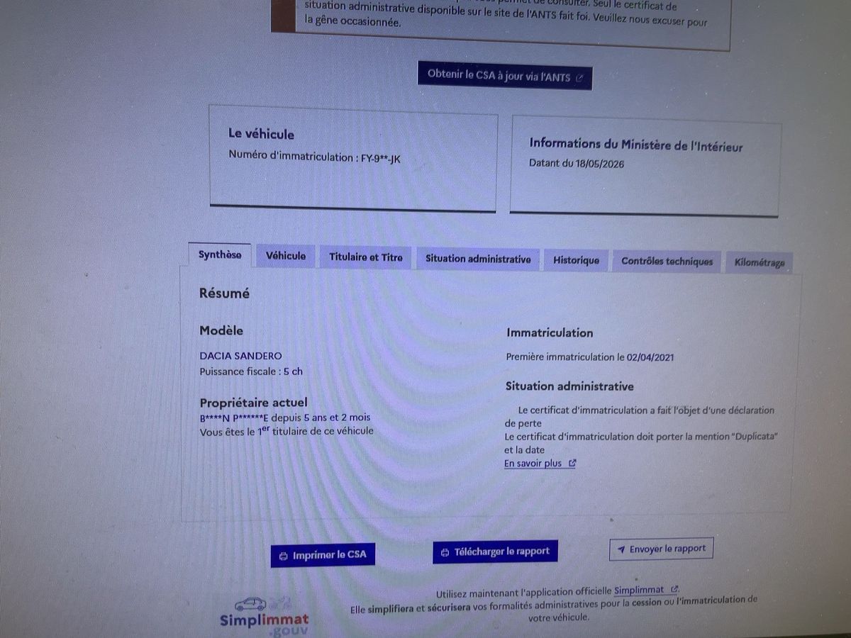 Dacia Sandero d'occasion