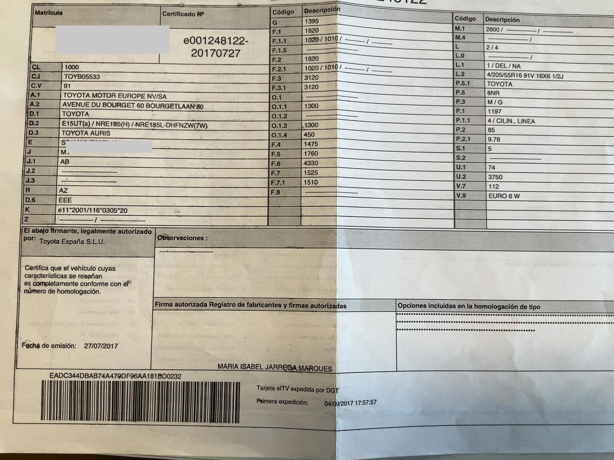 Toyota Auris d'occasion