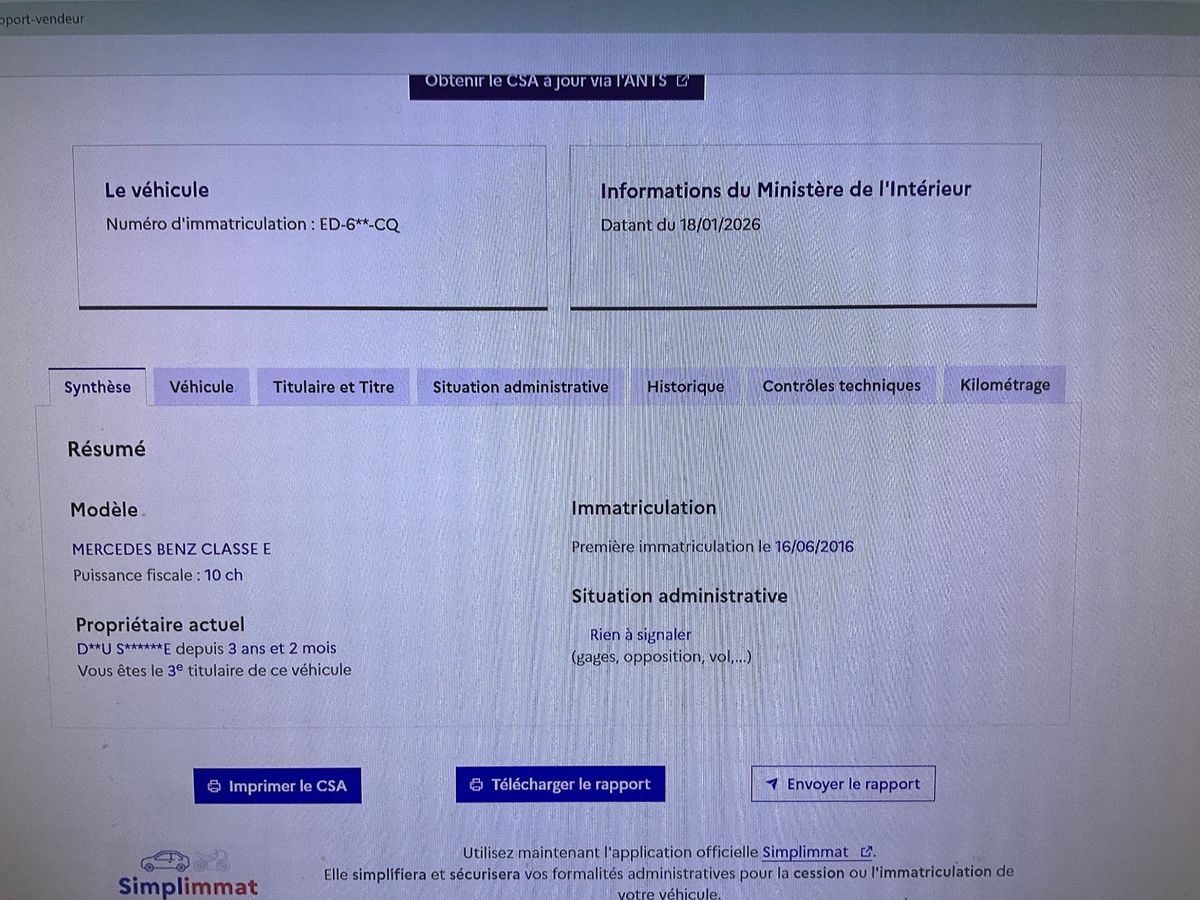 Mercedes-Benz E-Klasse d'occasion