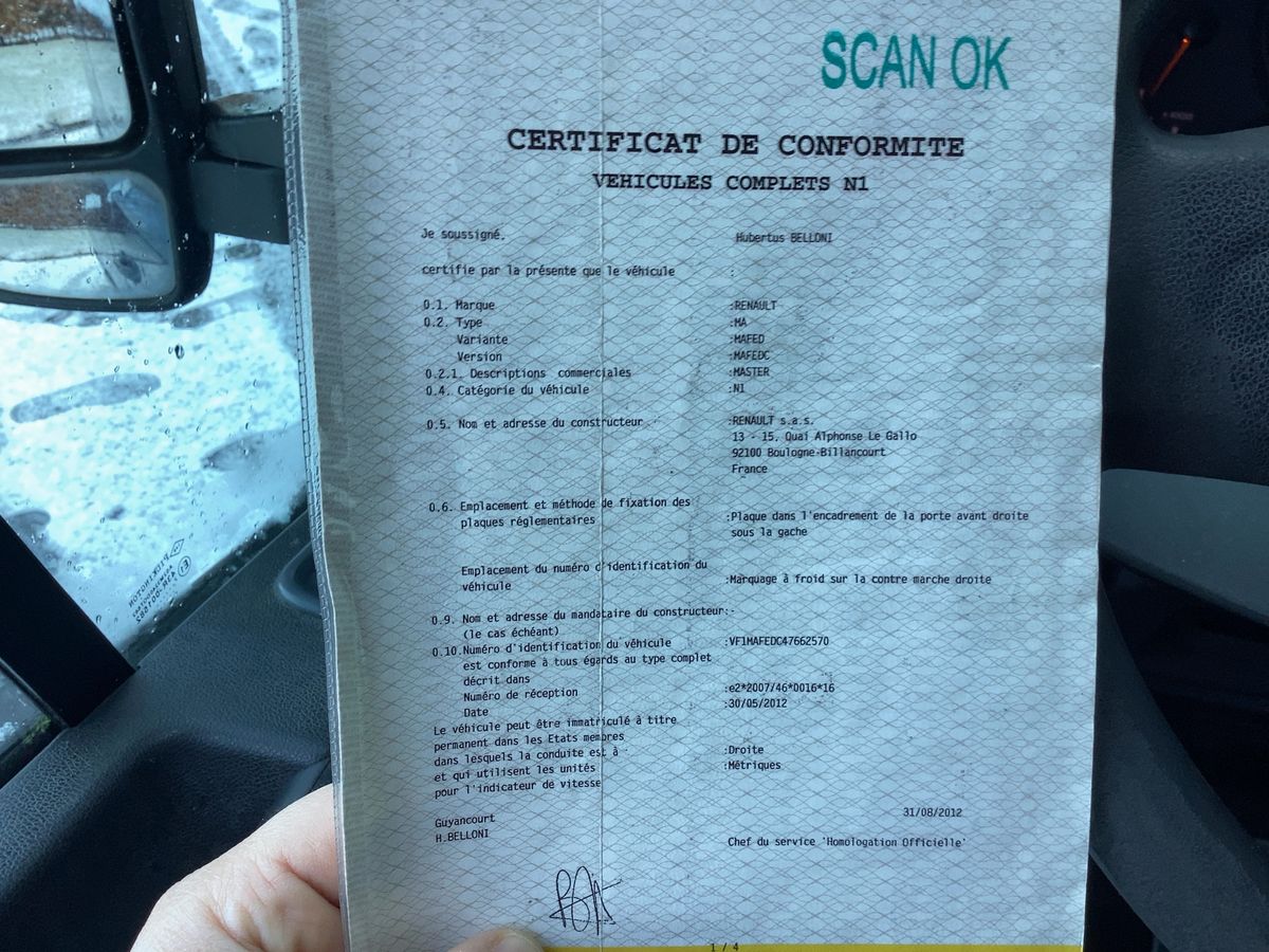 Renault Master d'occasion