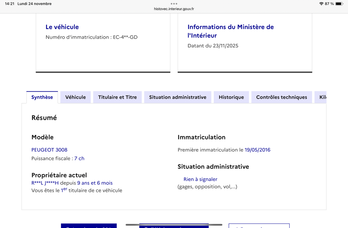 Peugeot 3008 d'occasion