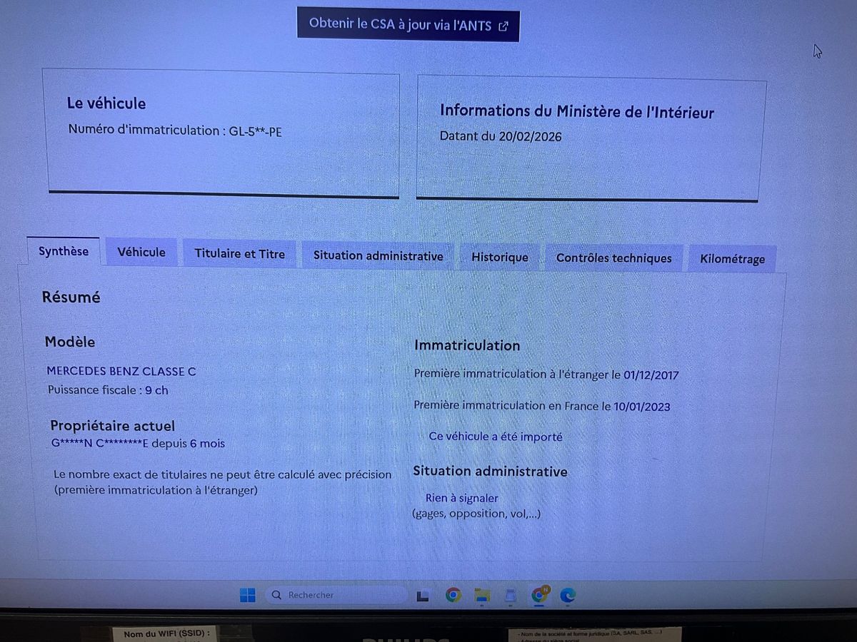 Mercedes-Benz C-Klasse d'occasion