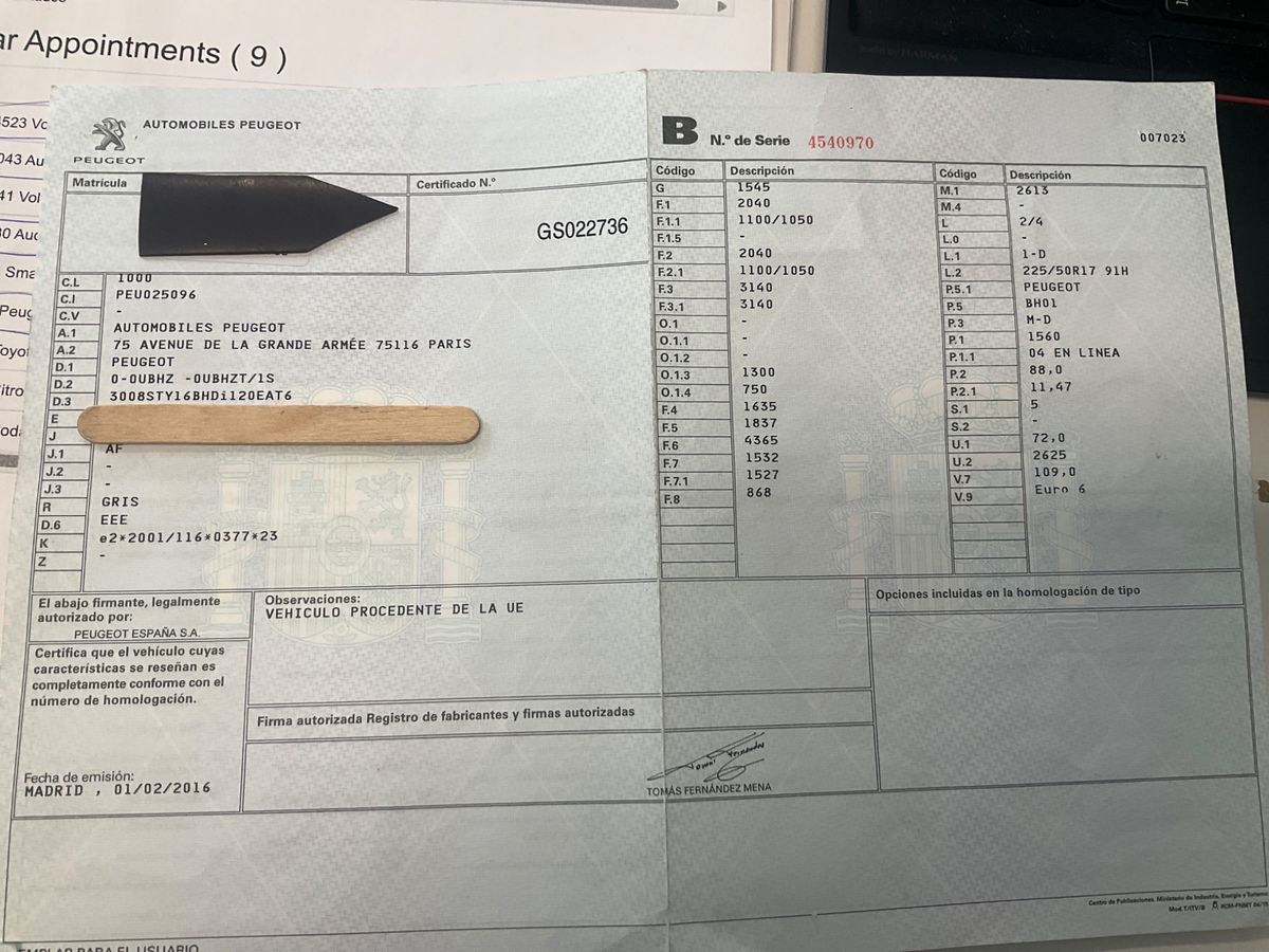 Peugeot 3008 d'occasion