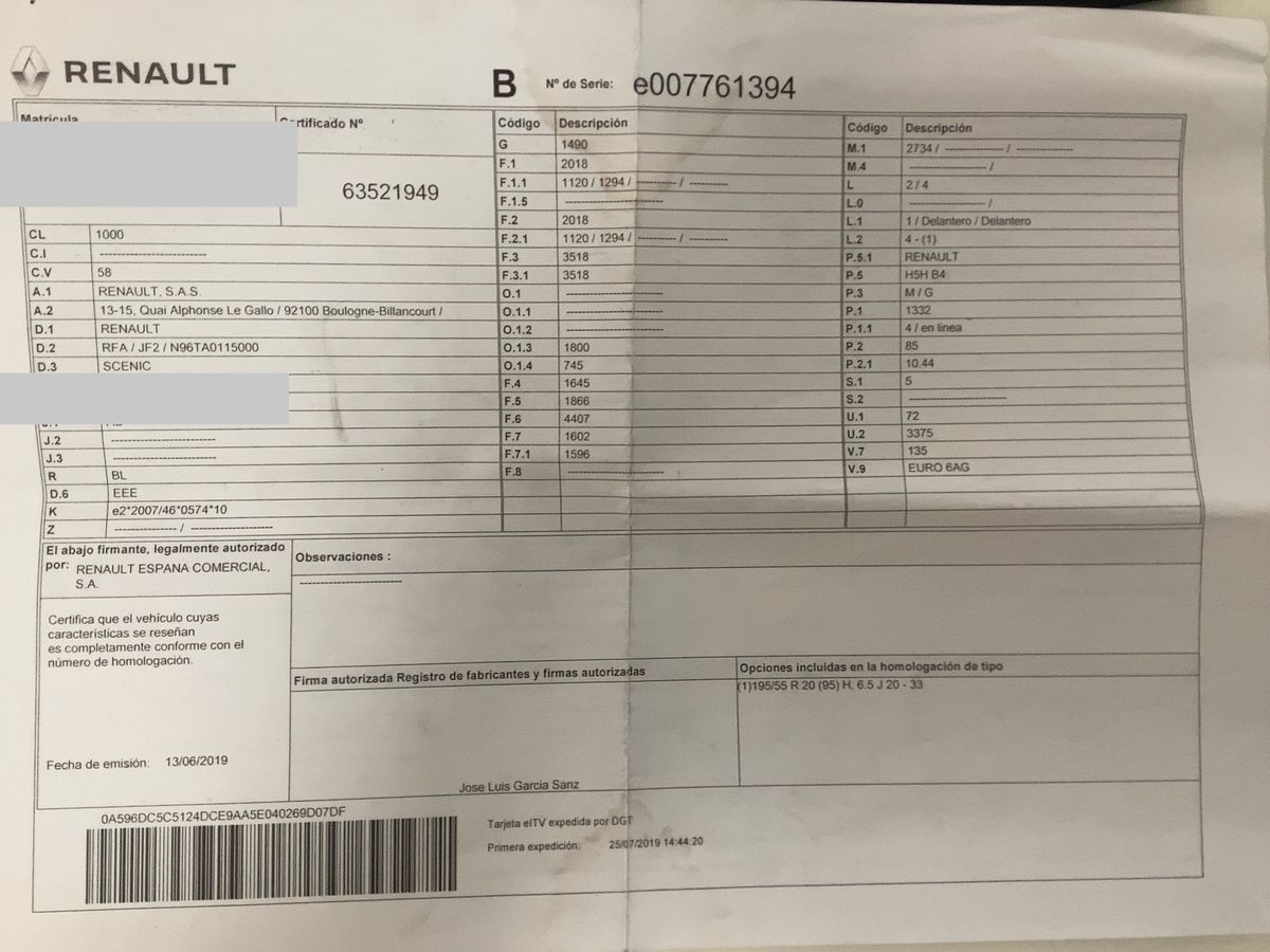 Renault Scenic d'occasion