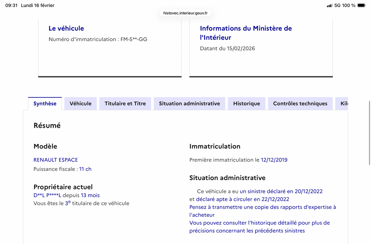 Renault Espace d'occasion