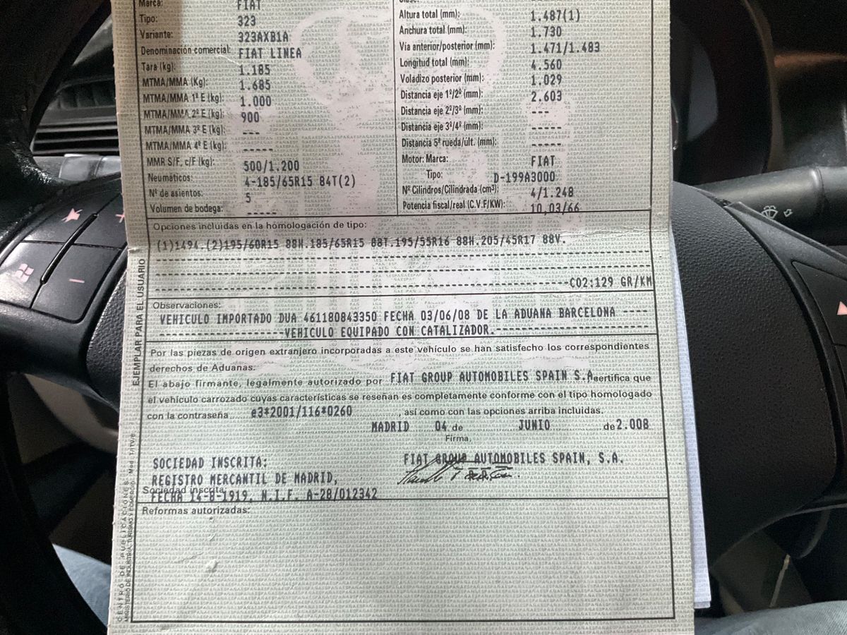 Fiat Linea d'occasion