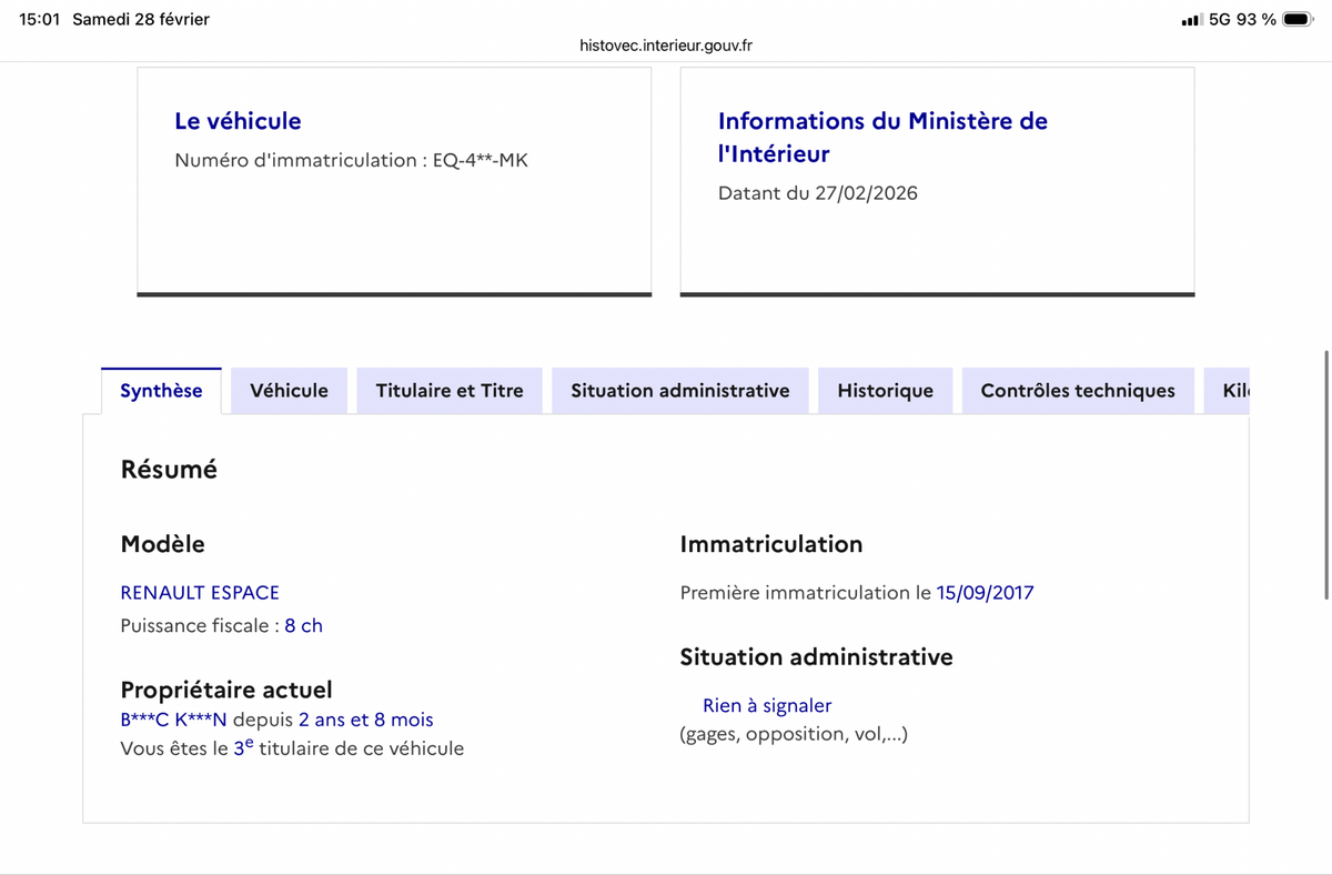 Renault Espace d'occasion