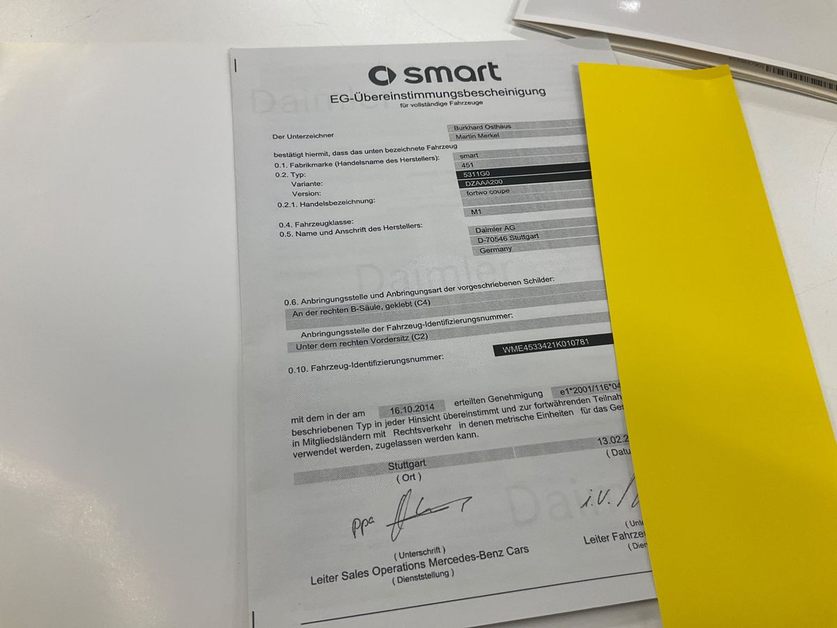 Smart fortwo d'occasion