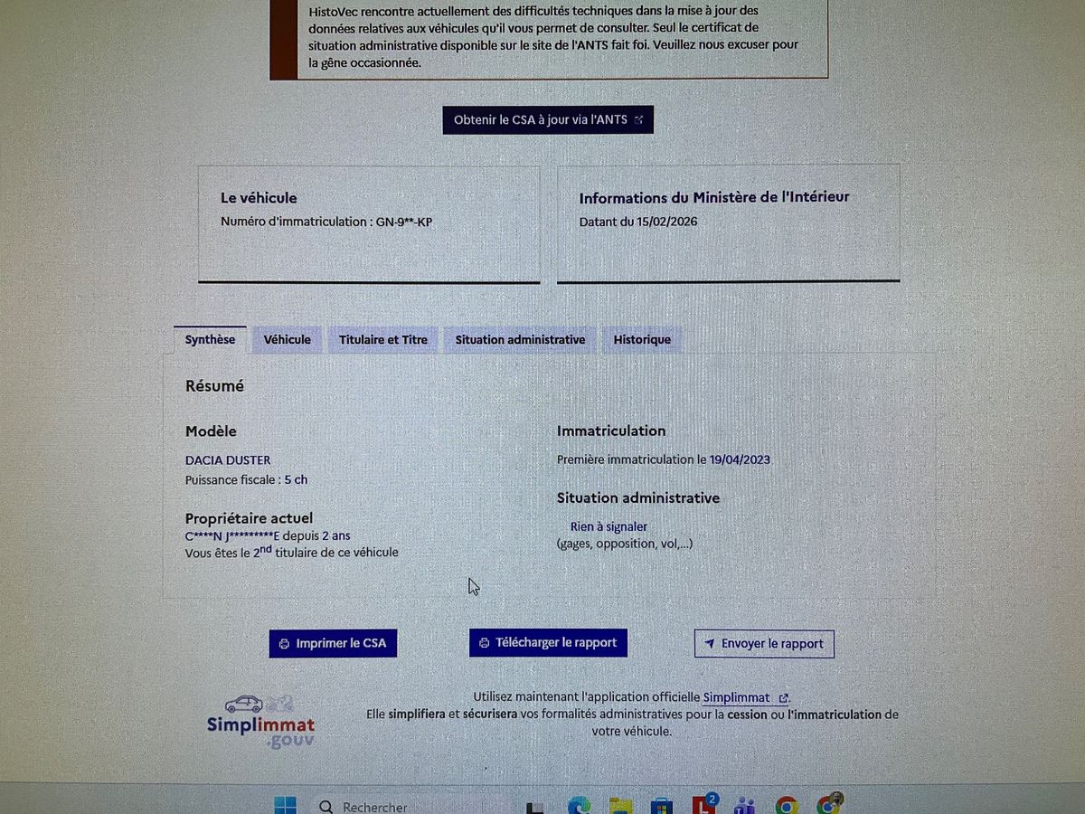 Dacia Duster d'occasion