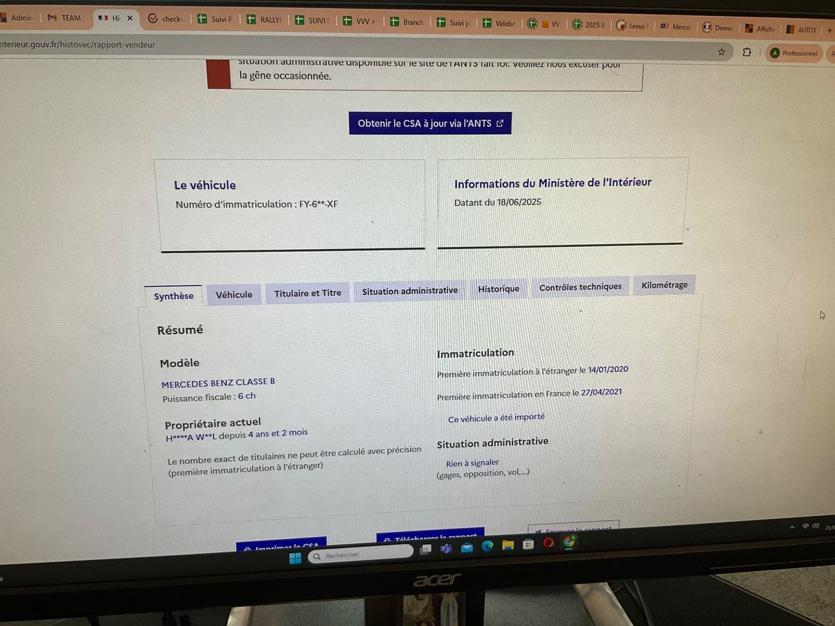 Mercedes-Benz B-Klasse d'occasion