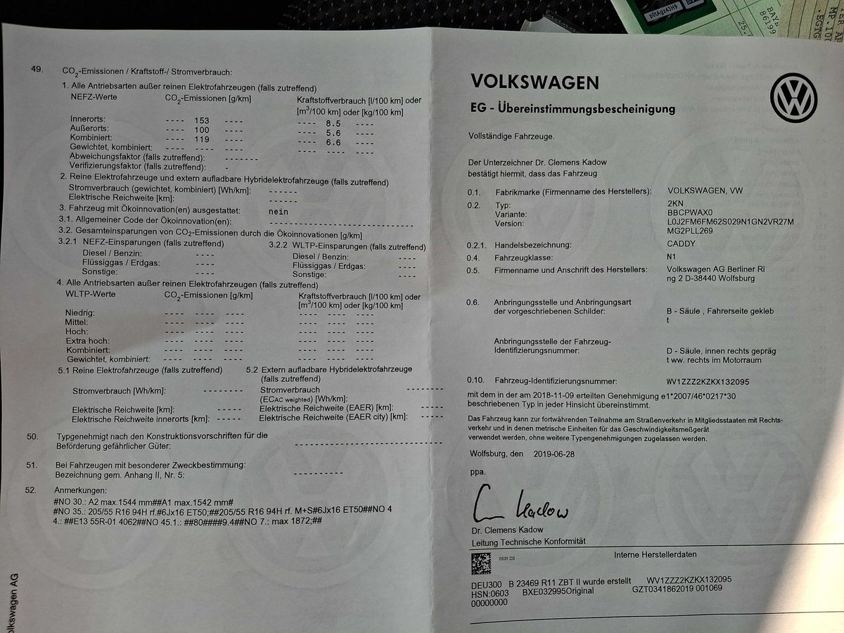 Volkswagen Caddy d'occasion