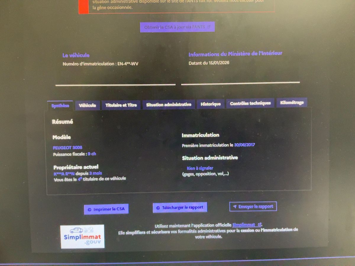 Peugeot 3008 d'occasion