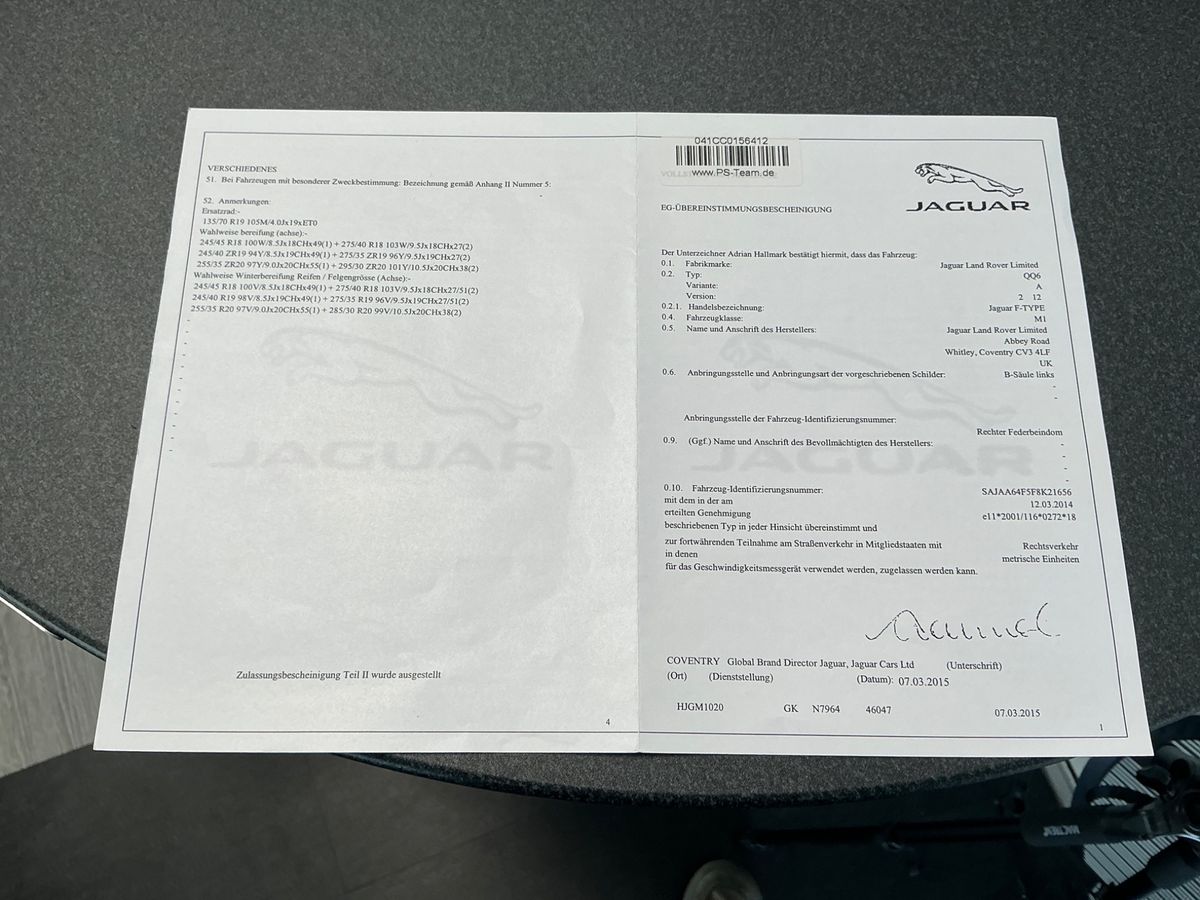 Jaguar F-TYPE 3.0 V6