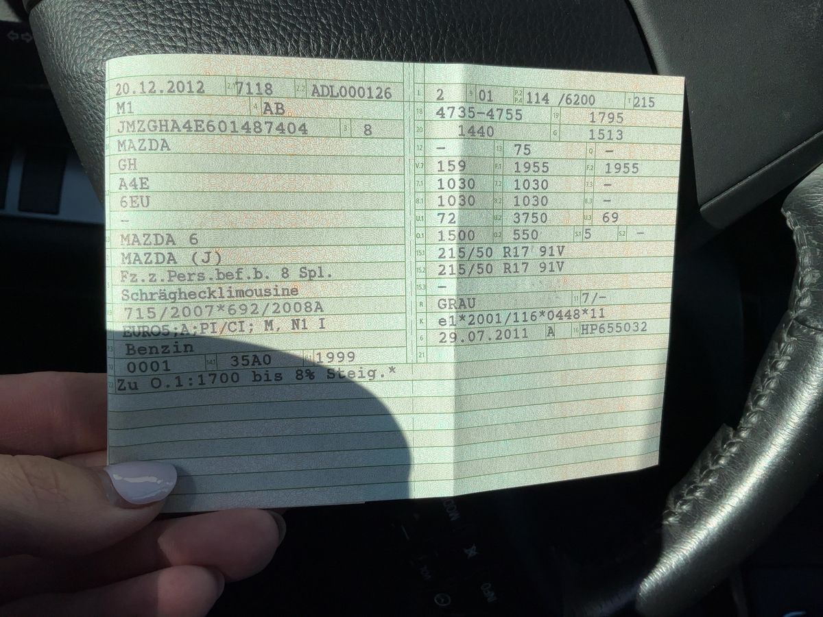 Mazda 6 2.0 Center-Line