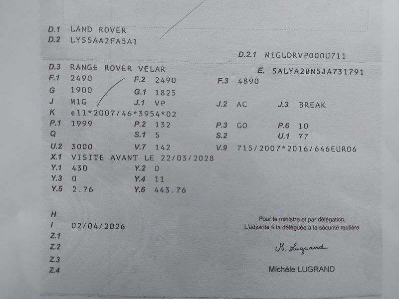 Land Rover Range Rover Velar 2.0 Diesel S — zdjęcie 15