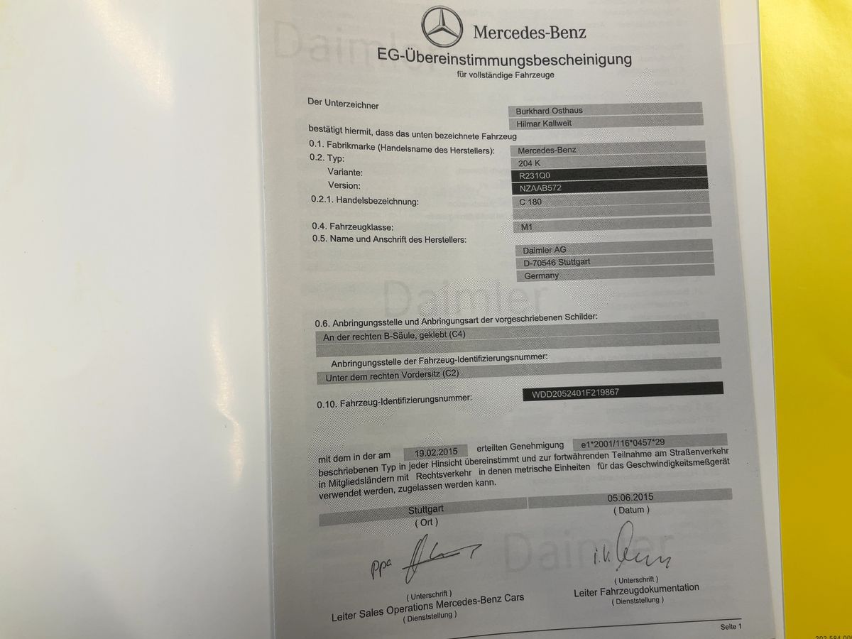 Mercedes-Benz C-Klasse d'occasion