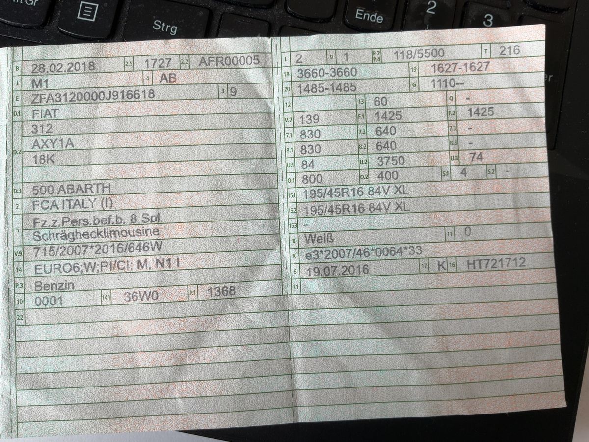 Abarth 595 d'occasion