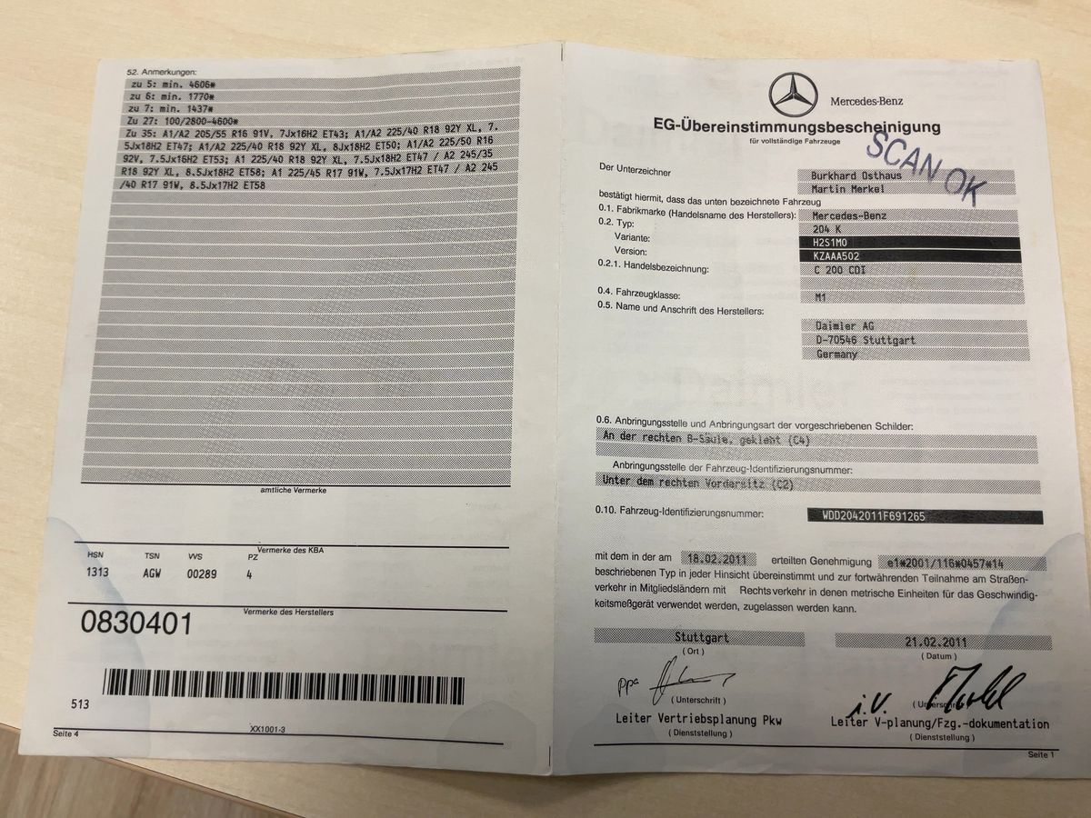 Mercedes-Benz C-Klasse C 200 CDI T BlueEfficiency Avantgarde