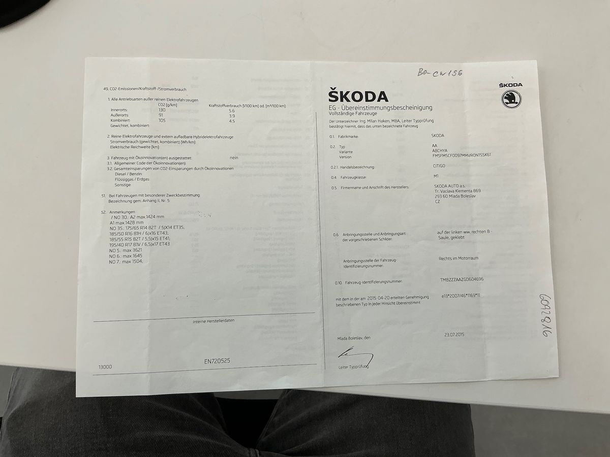 Skoda Citigo d'occasion