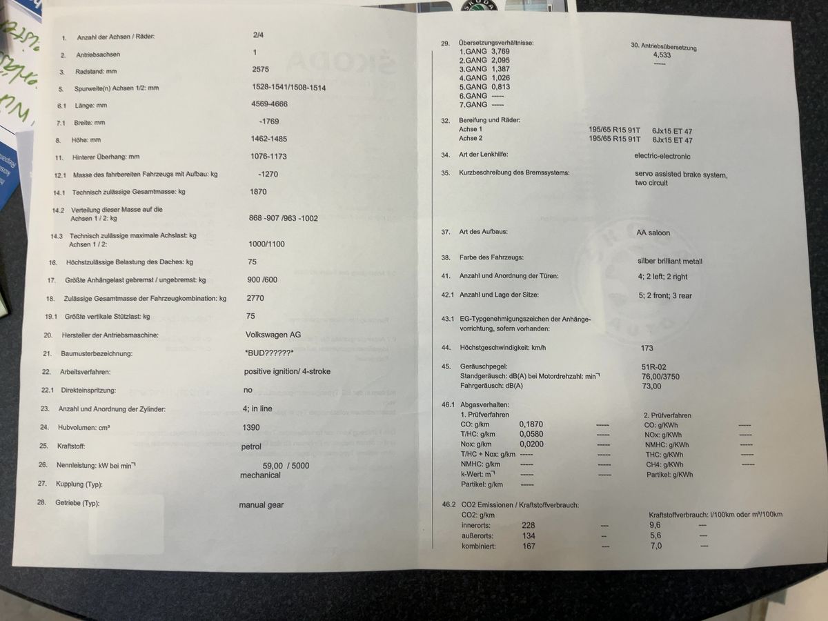 Skoda Octavia 1.4 Ambiente
