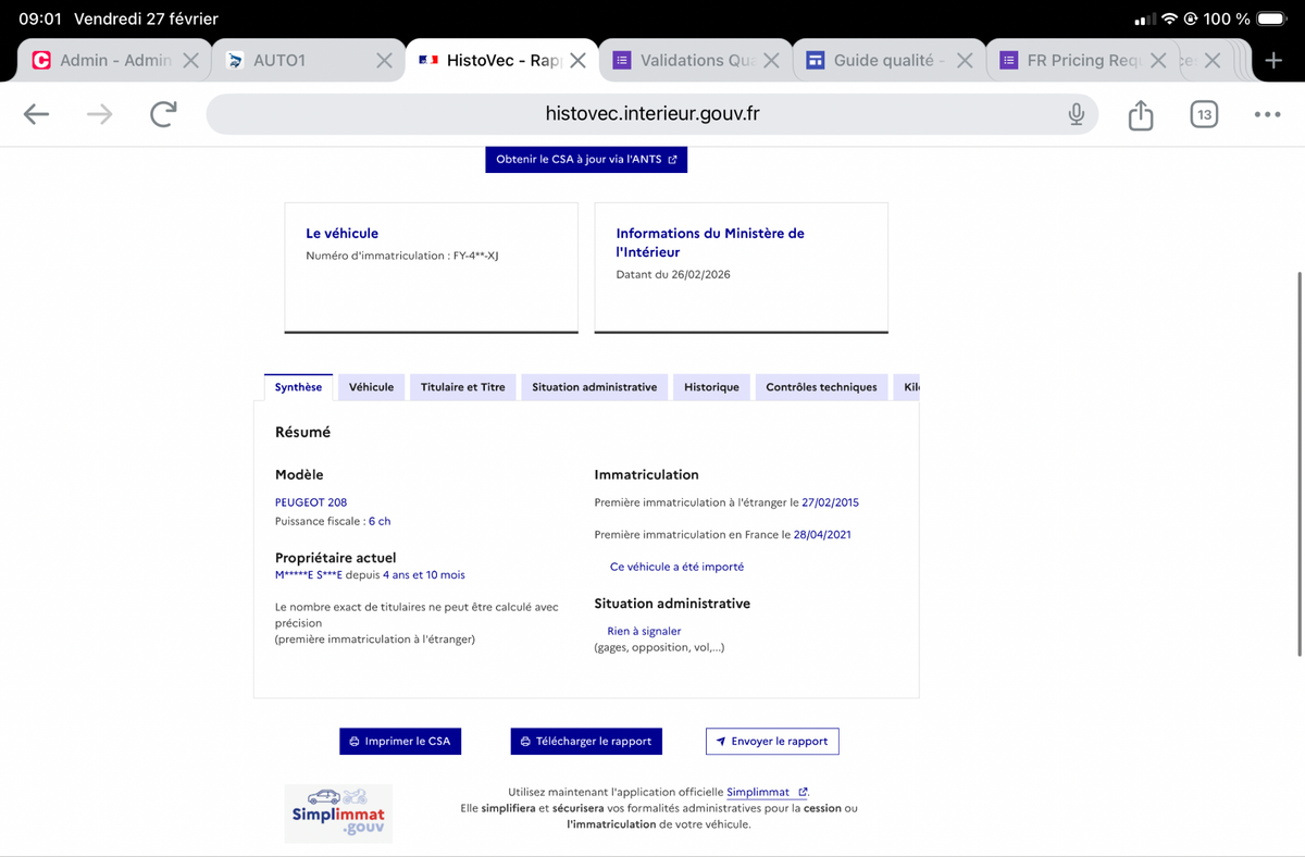 Peugeot 208 d'occasion