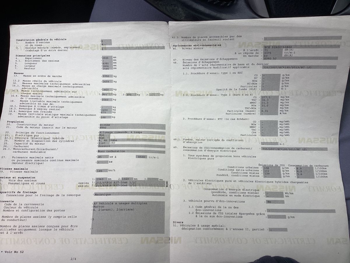 Nissan Qashqai d'occasion