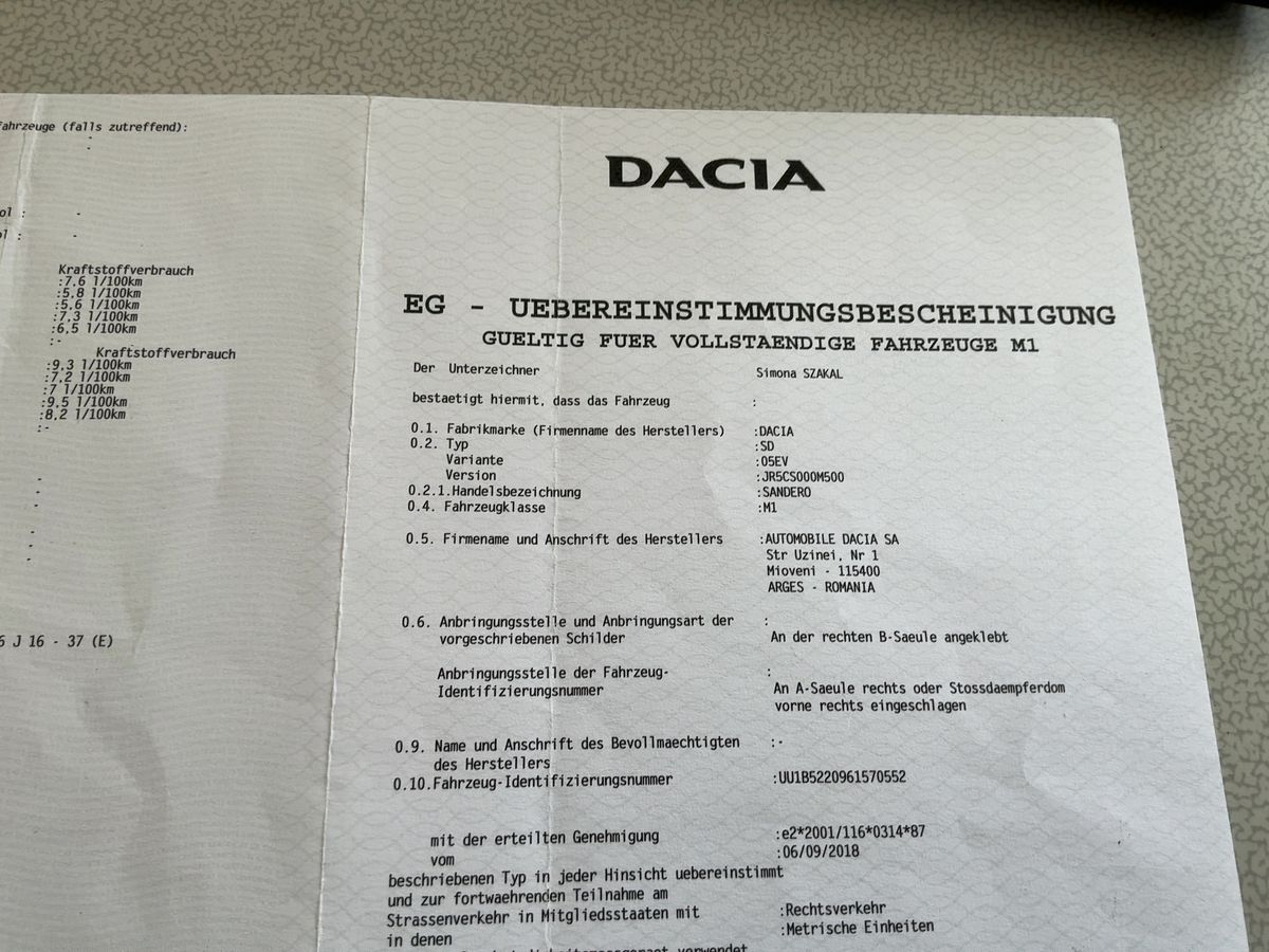 Dacia Sandero d'occasion