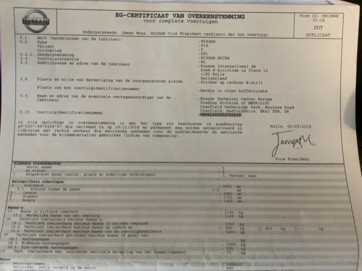 Nissan Micra d'occasion