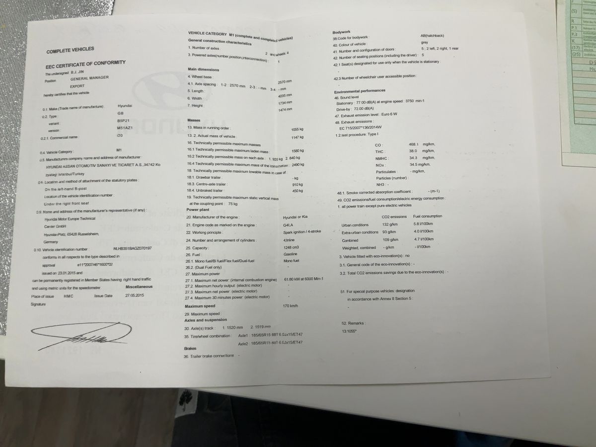 Hyundai i20 1.2 Style blue