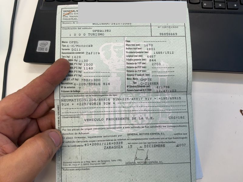 Opel Zafira 1.8 Cosmo — zdjęcie 16