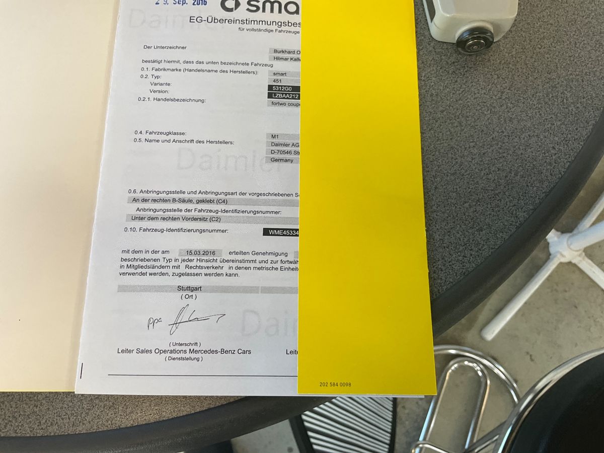 Smart fortwo 0.9 Turbo Basis passion