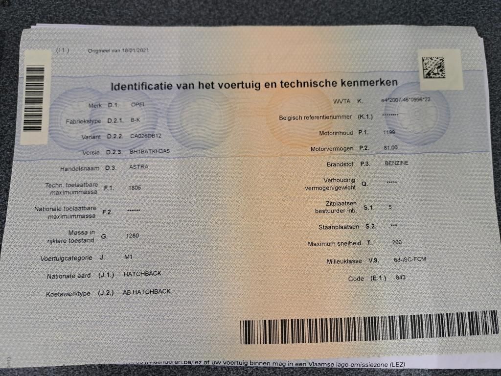 Opel Astra d'occasion