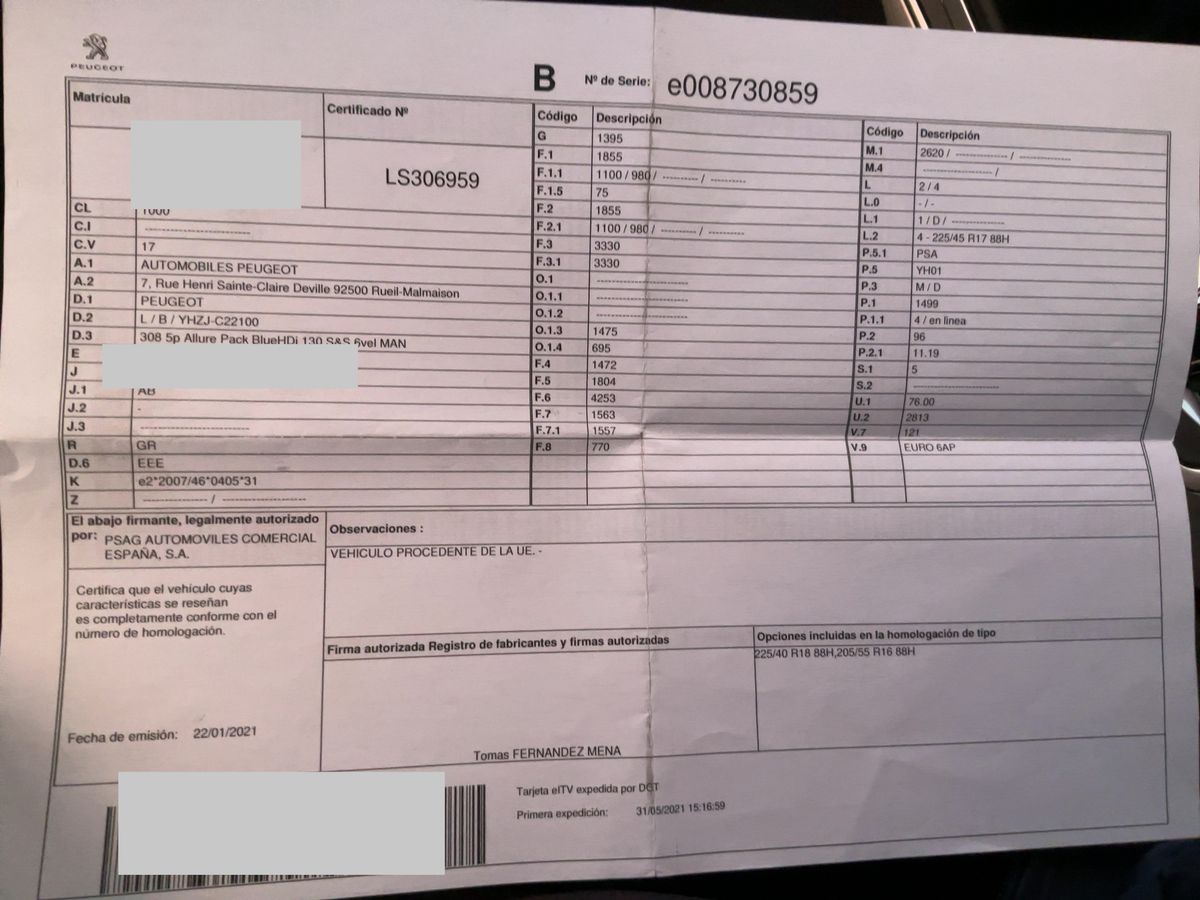 Peugeot 308 d'occasion