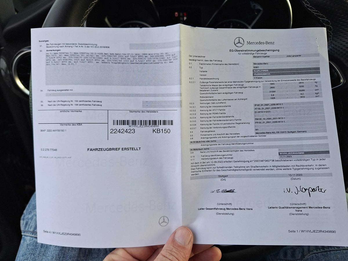 Mercedes-Benz V-Klasse V 220 d EDITION kompakt