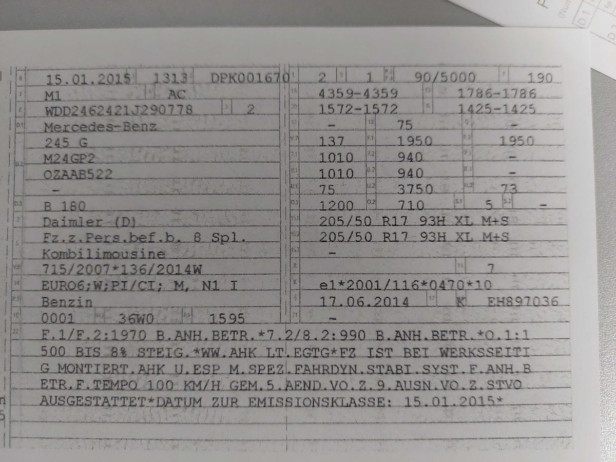 Mercedes-Benz B-Klasse d'occasion