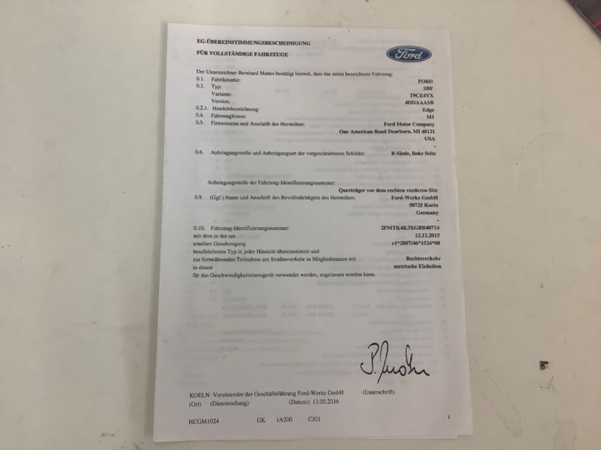 Ford Edge d'occasion