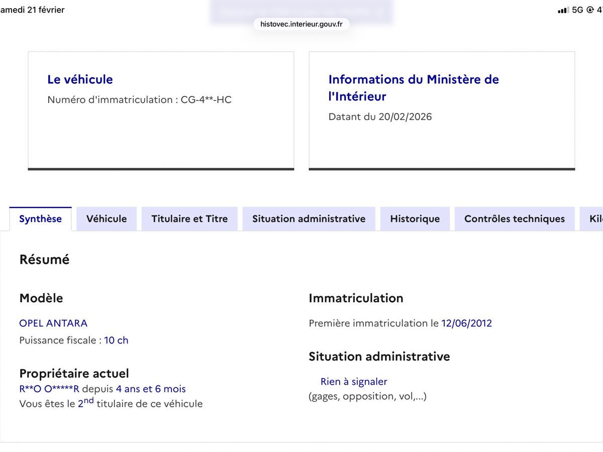 Opel Antara d'occasion