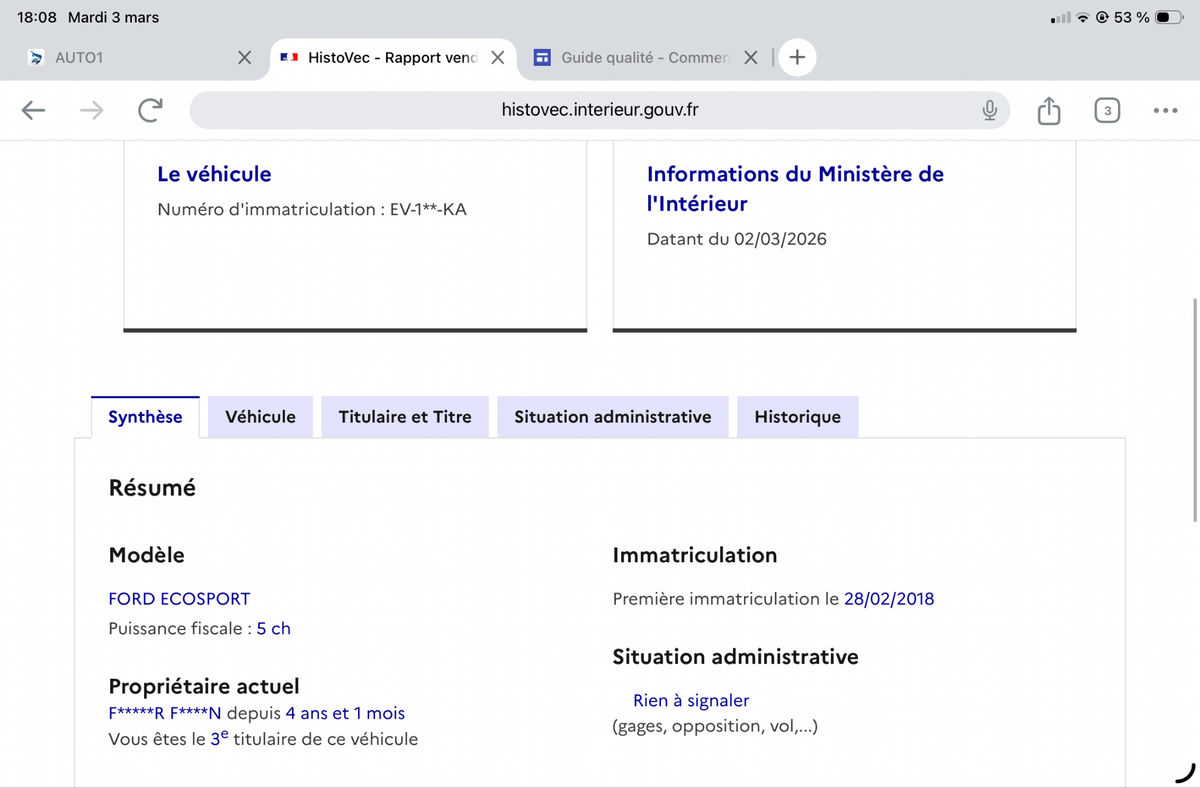 Ford EcoSport d'occasion