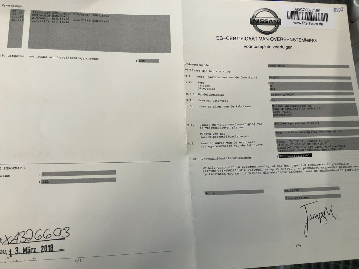 Nissan Qashqai d'occasion