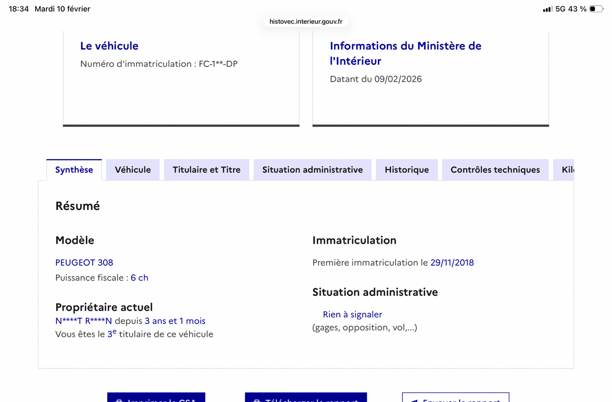 Peugeot 308 d'occasion