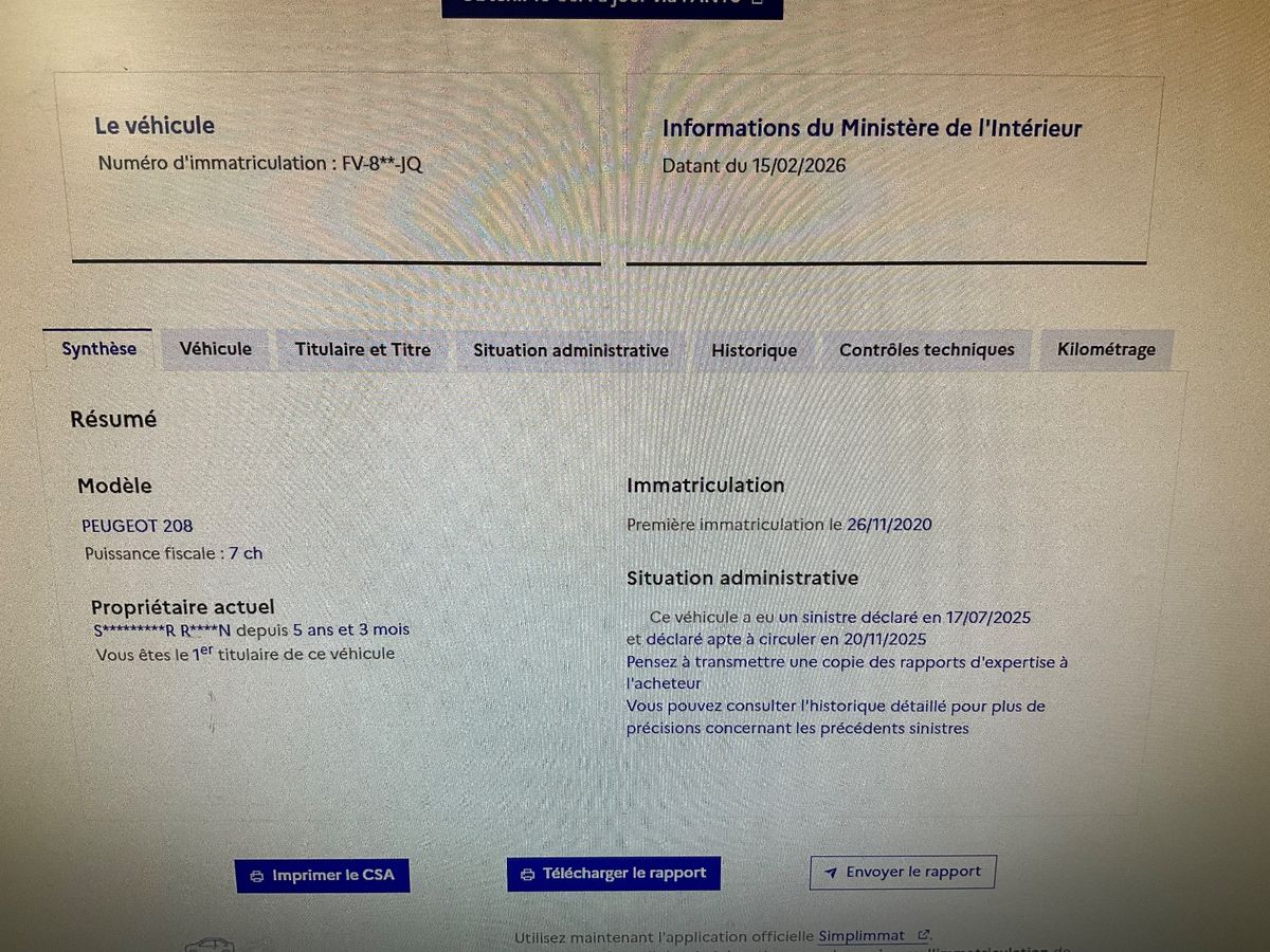 Peugeot 208 d'occasion