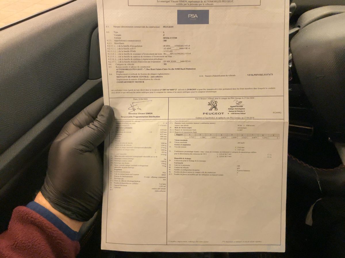 Peugeot 308 d'occasion