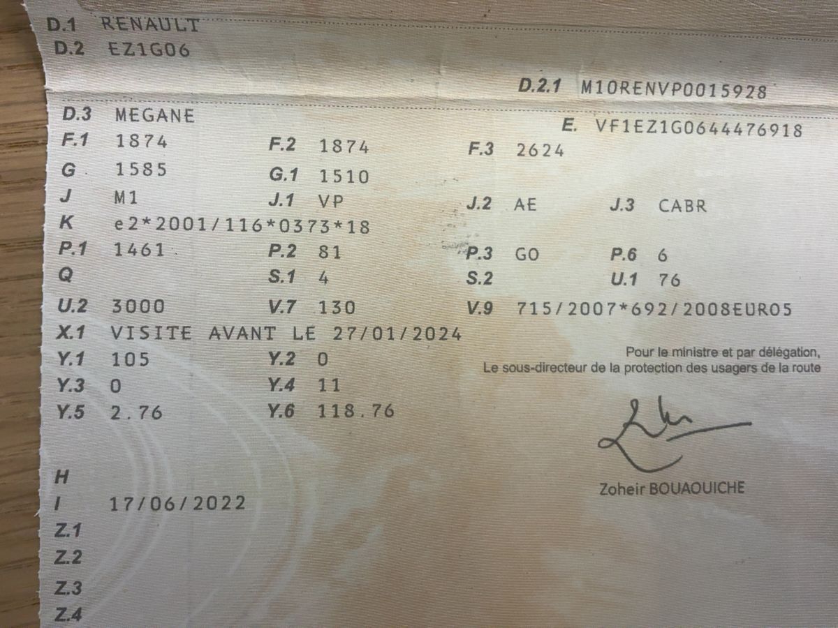 Renault Megane d'occasion