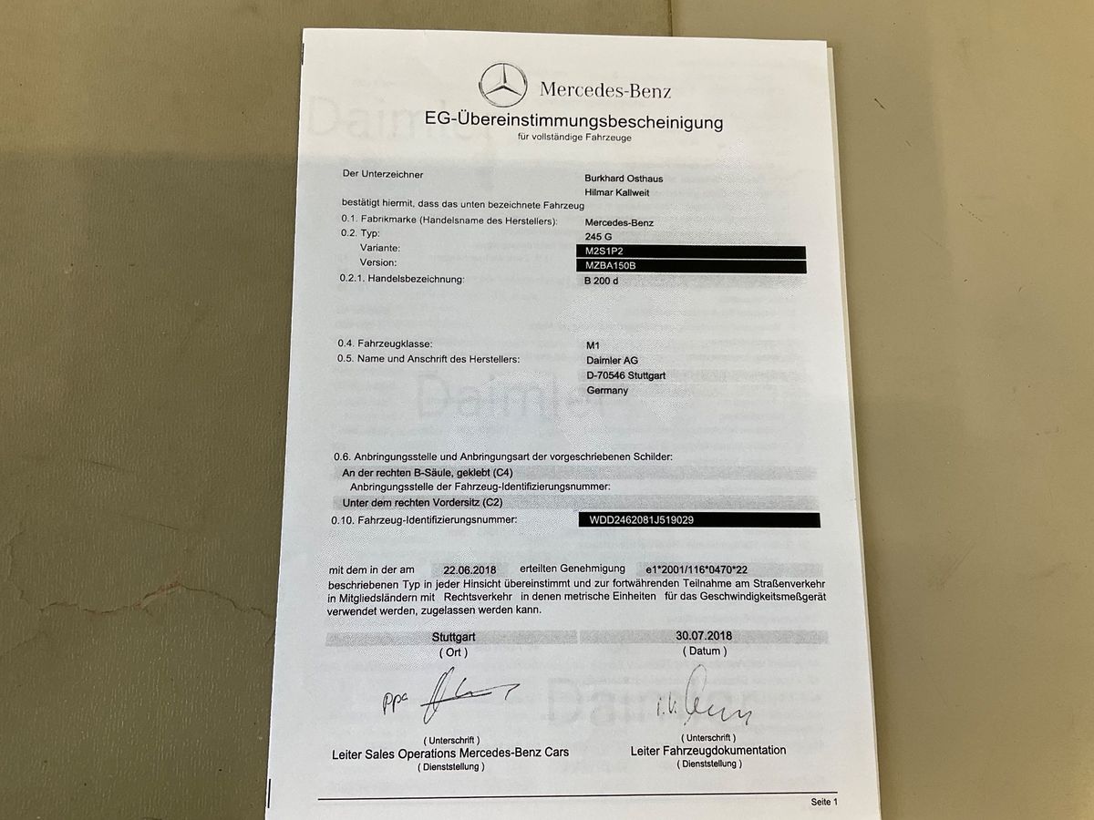 Mercedes-Benz B-Klasse d'occasion