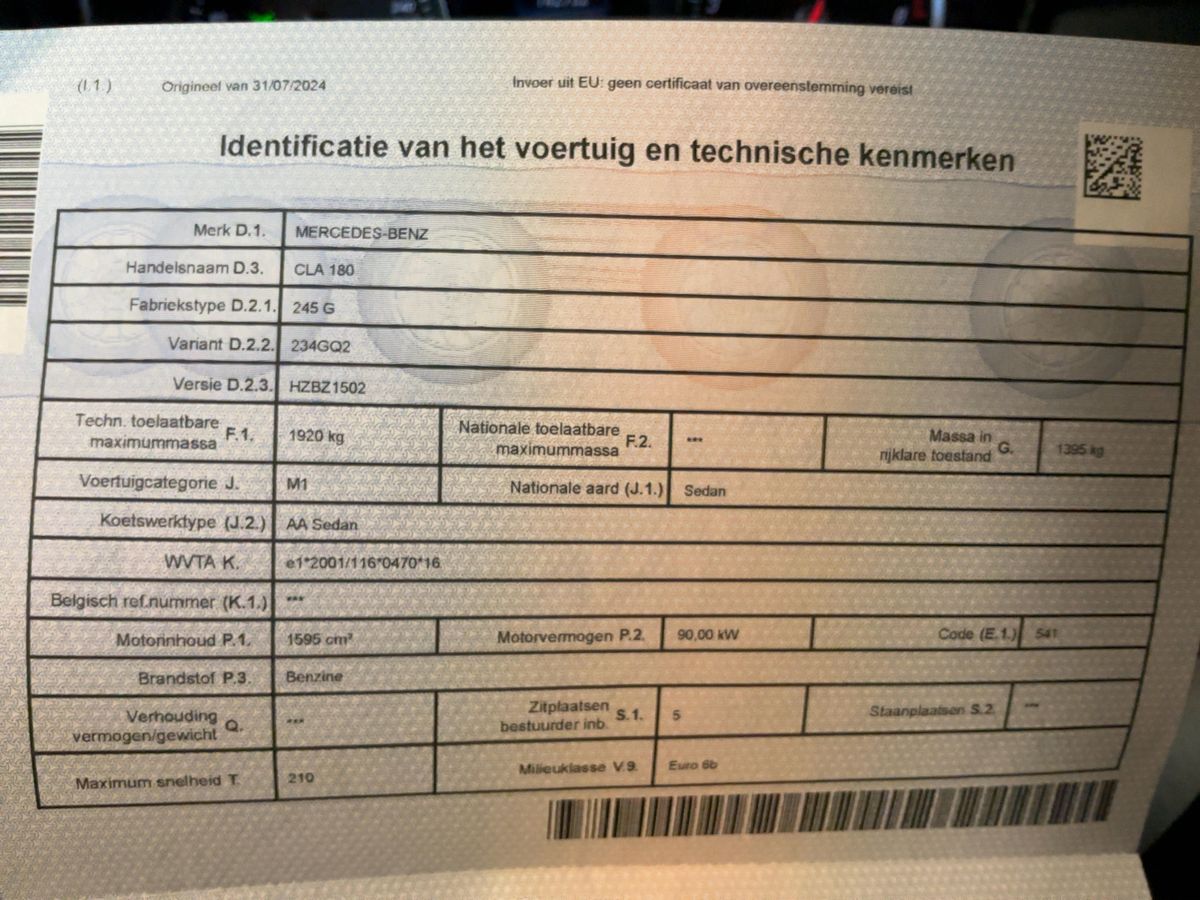 Mercedes-Benz CLA-Klasse d'occasion