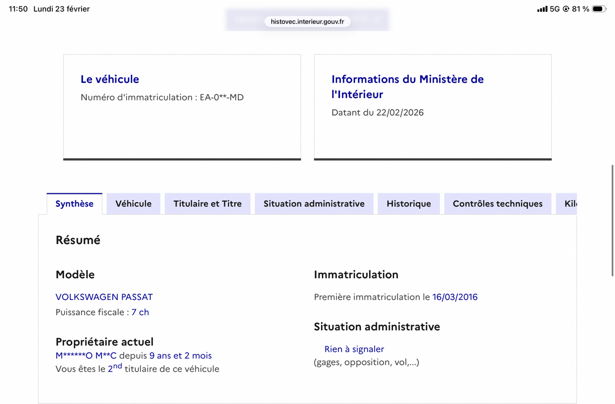 Volkswagen Passat d'occasion