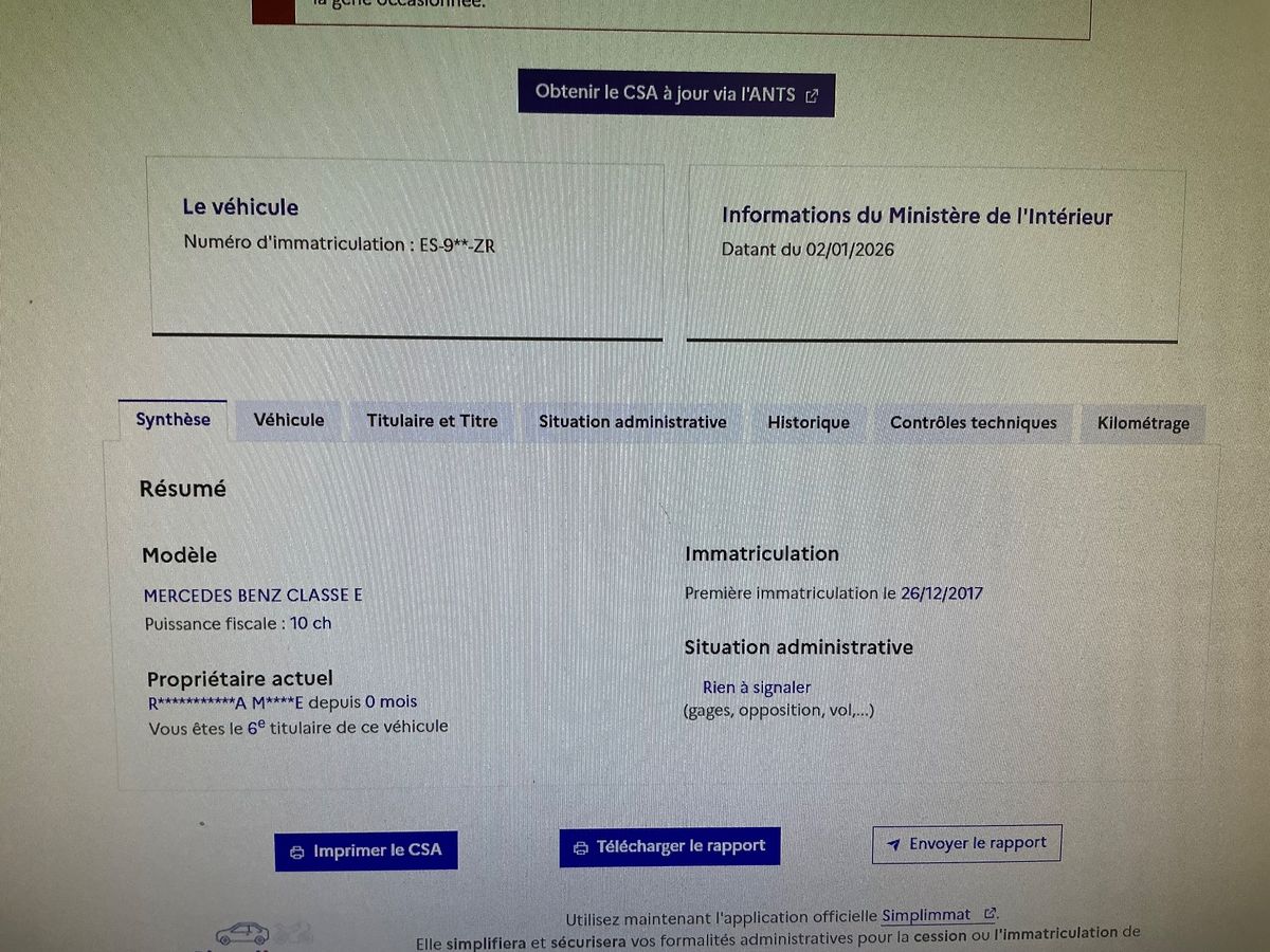 Mercedes-Benz E-Klasse d'occasion