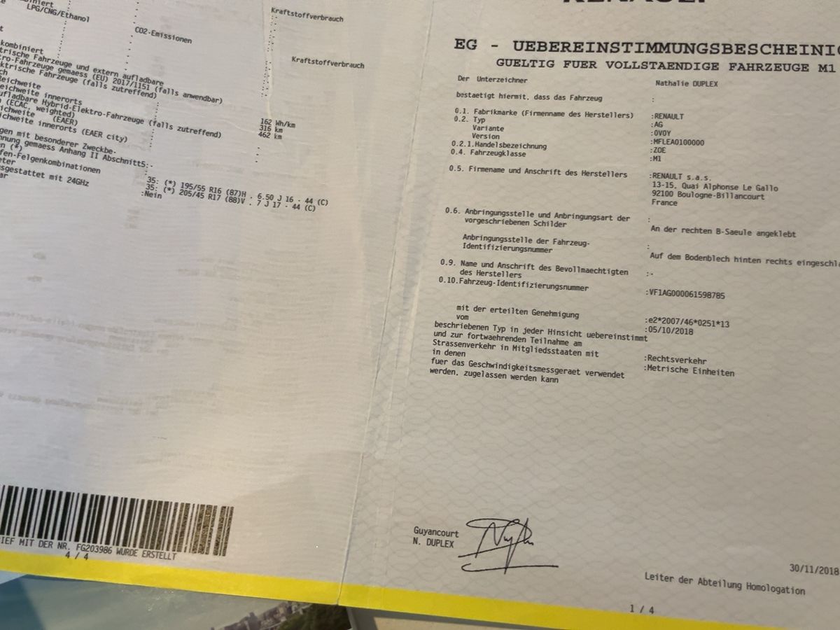 Renault Zoe d'occasion