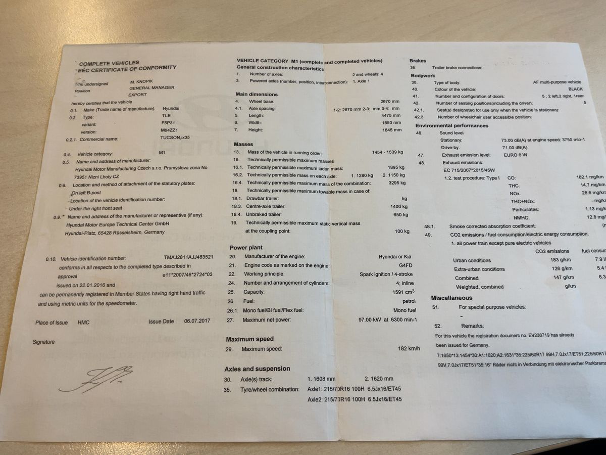 Hyundai Tucson d'occasion