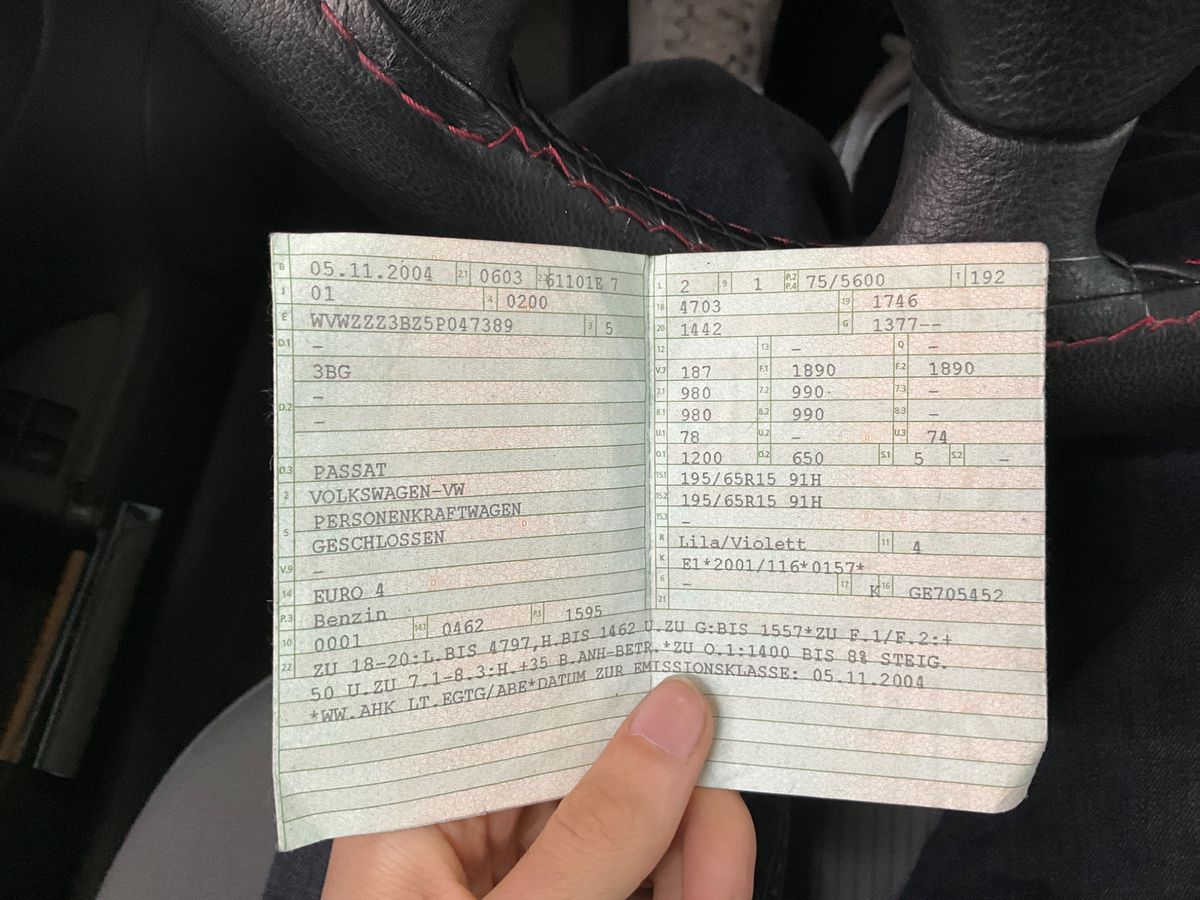 Volkswagen Passat 1.6